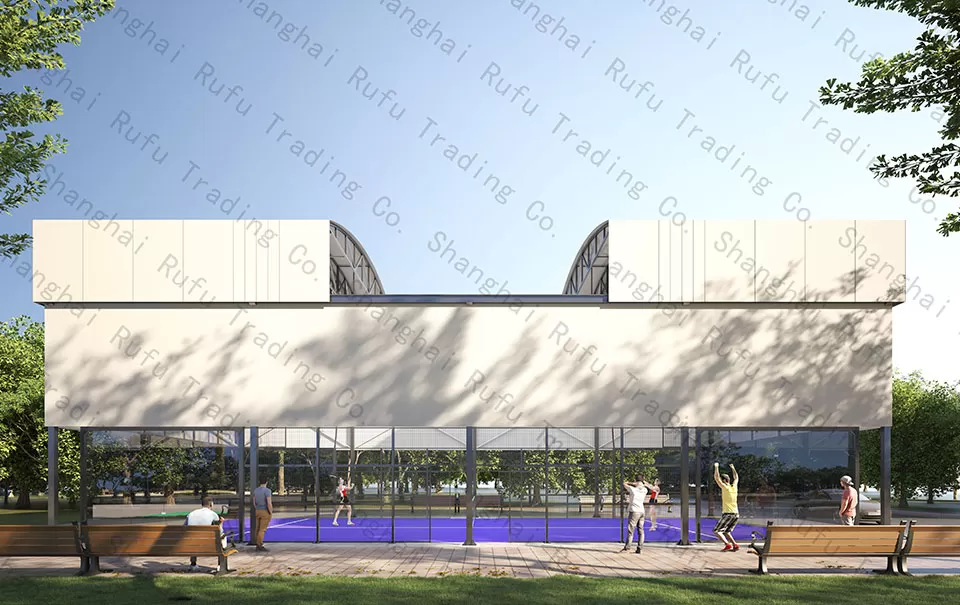 Padel Court with roof system