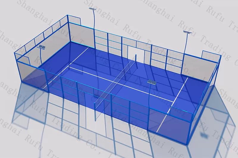 High Quality Indoor Panoramic Padel Court