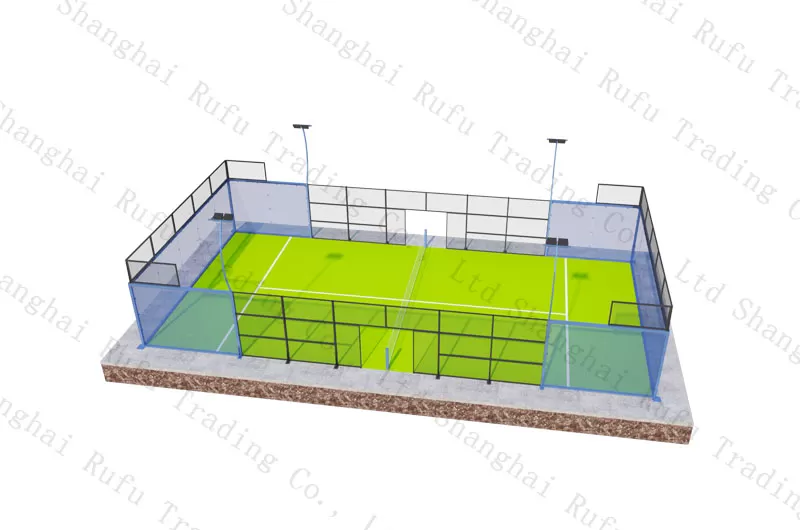 Hot Selling Customized High Quality Panoramic Padel Court Outdoor Paddle Tennis Court Supplier Paddle Tennis Court