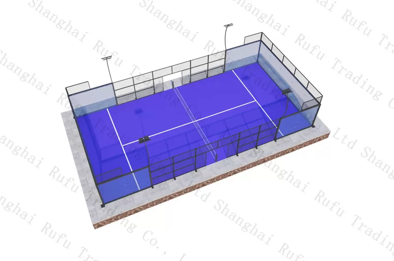 Hot Selling Customized High Quality Panoramic Padel Court Outdoor Paddle Tennis Court Supplier Paddle Tennis Court