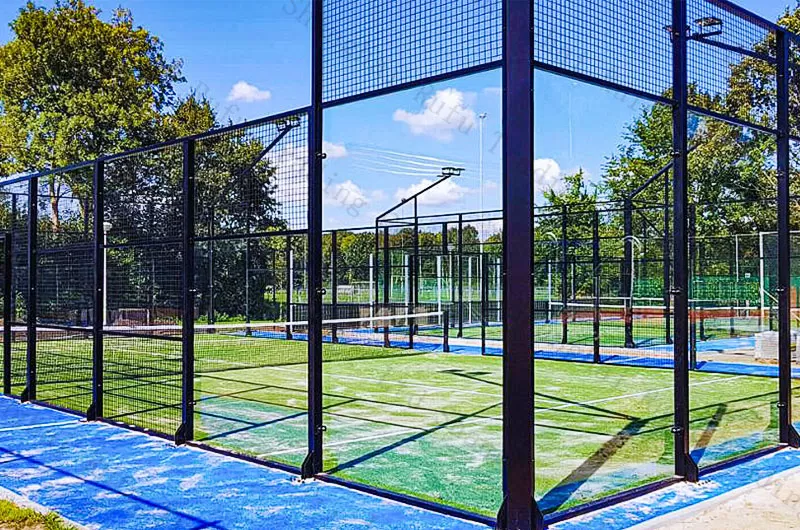 High Quality Warranty 15 years 10 x 20M Indoor Panoramic Padel Court