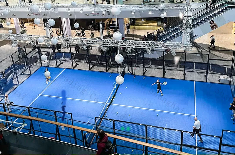 High Quality Warranty 15 years 10 x 20M Indoor Panoramic Padel Court