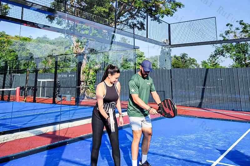 Wholesale Price For Sale Outdoor Sports 10*20 M Panoramic Padel Court