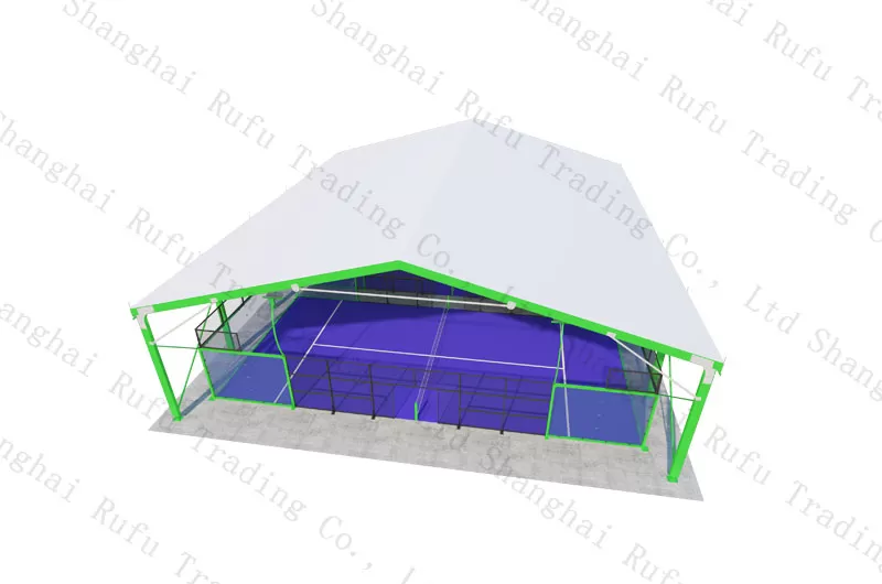 Customized Production of High Quality Padel Court Rain Roof