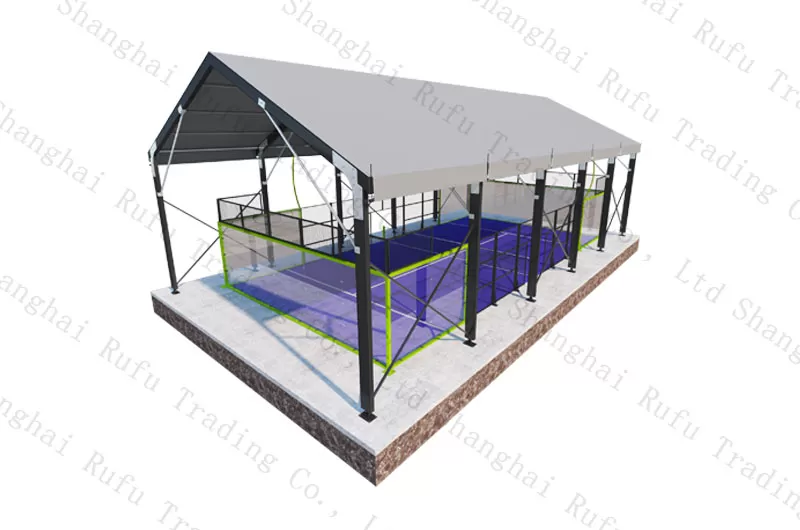 Customized Production of High Quality Padel Court Rain Roof