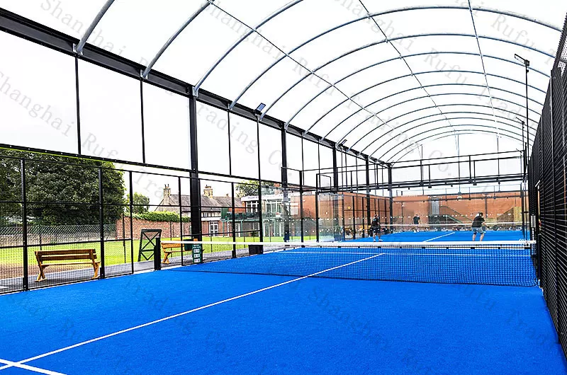 Hot Selling Panoramic Padel Court 10m*20m Size Paddle Tennis Court With RoofHot Selling Panoramic Padel Court 10m*20m Size Paddle Tennis Court with Roof